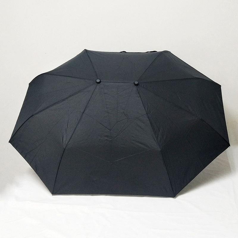 new invention fashion three folding bike umbrella with extra large cover