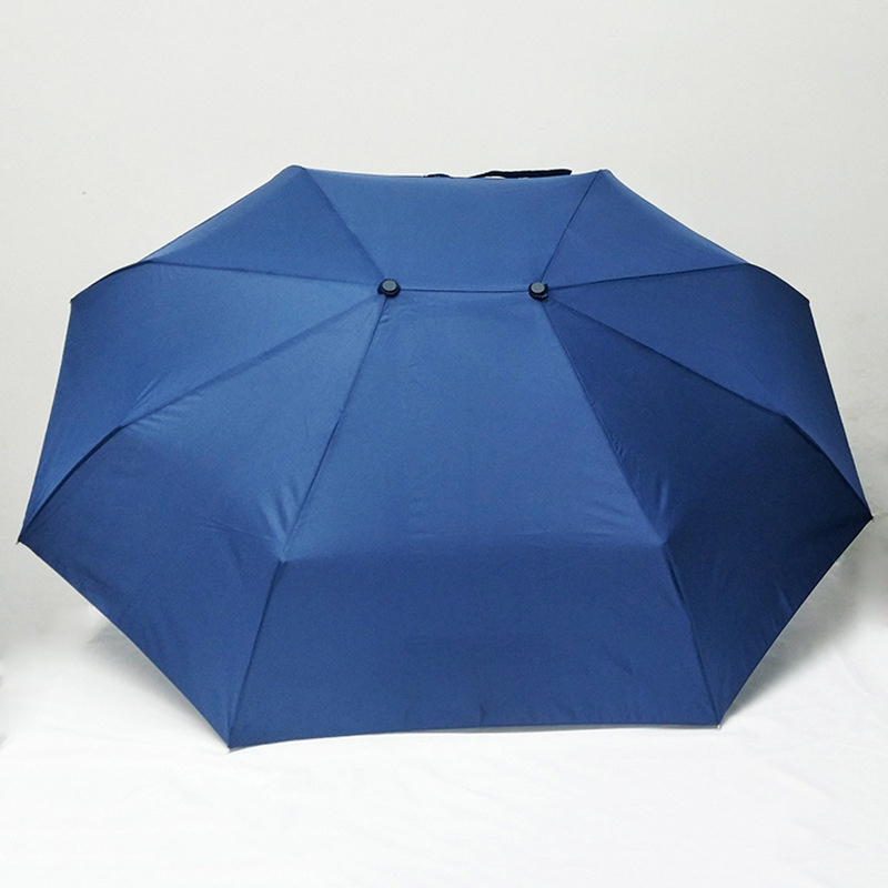 new invention fashion three folding bike umbrella with extra large cover