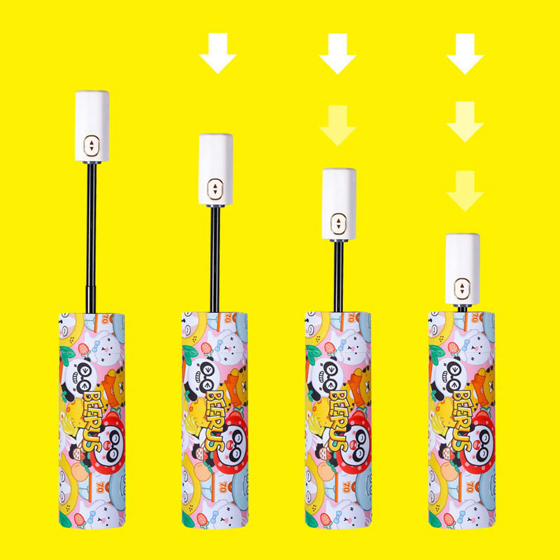 Customized cartoon umbrella sublimations with reflective for children