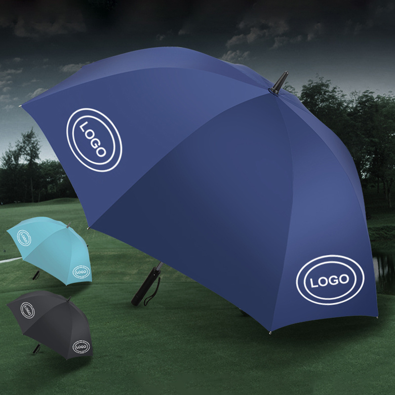 Cool USB Recharge Power Bank golf outdoor sunshade parasol fan umbrella with UV Coated Umbrella