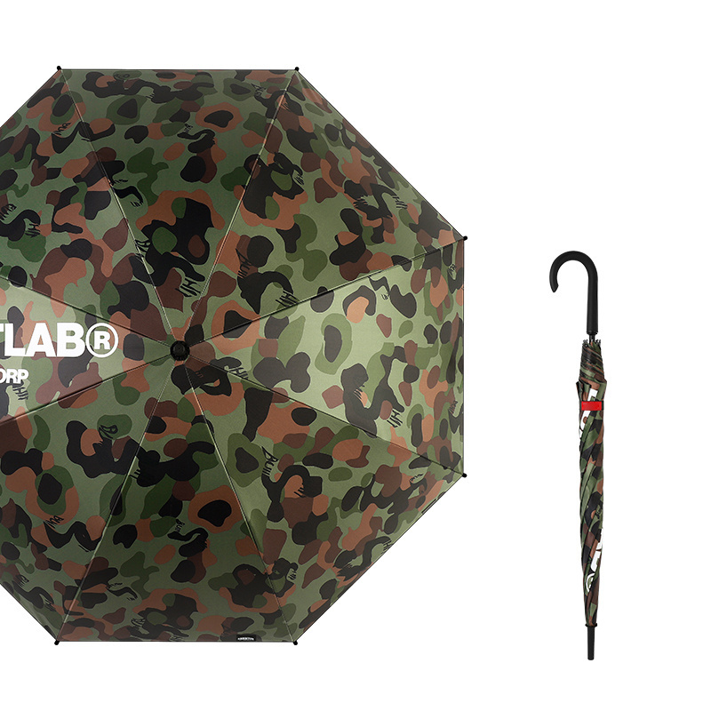 25 Inch 8 Bones 75 Straight Advertising Sun Protect Big Size Golf Umbrella Camouflage Umbrella