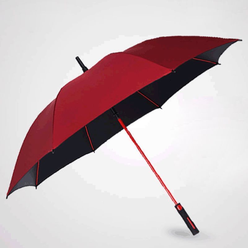 Color matching fiberglass frame wind resistance customized 27 inch golf umbrella with uv protection