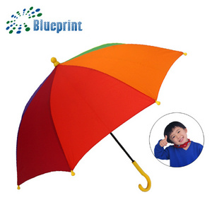 Small Size Rainbow Children Colored Umbrella Size For Kids Wholesalers