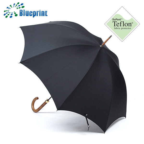 Italian straight auto open luxury umbrella windproof umbrella with 210T Coated