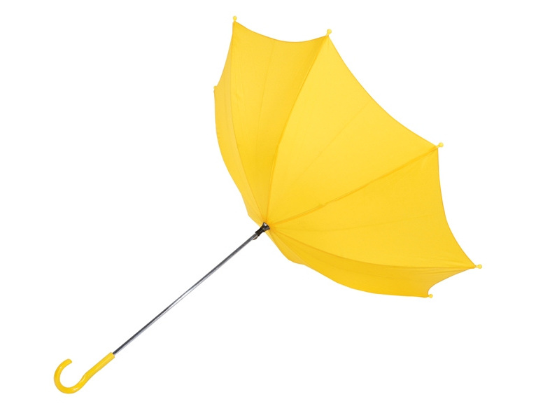 Yellow small size reverse dog umbrella for pet