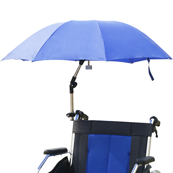 Hot sale hospital fold wheelchair  umbrella with clamp