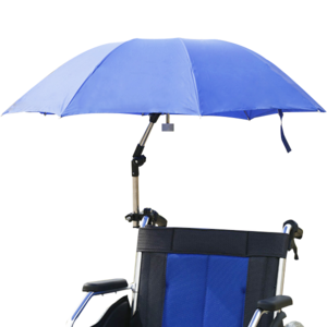 Hot sale hospital fold wheelchair  umbrella with clamp