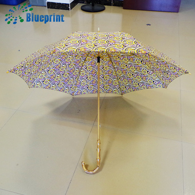 lady stick bamboo umbrella frames with bamboo handle