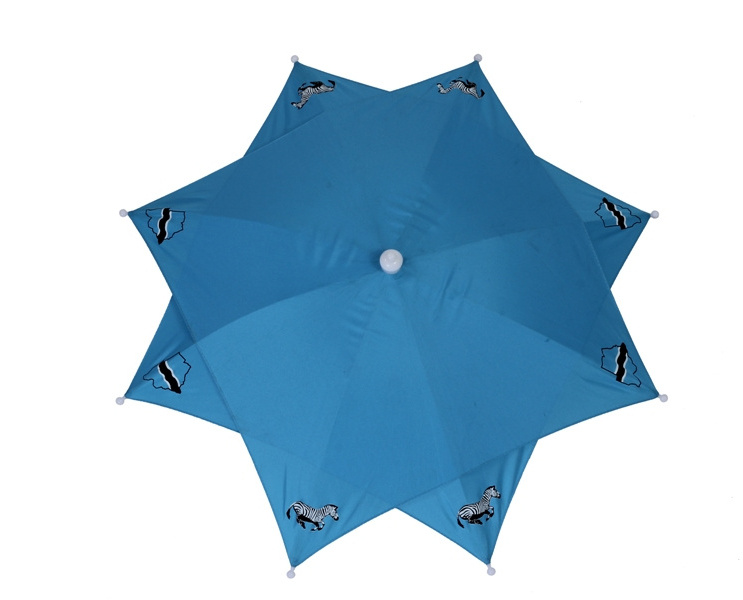 small hand free customized plastic rain umbrella hat oem