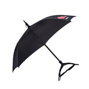 New Durable Fiberglass Shaft Stool Seat Outdoor Straight Umbrella with Logo