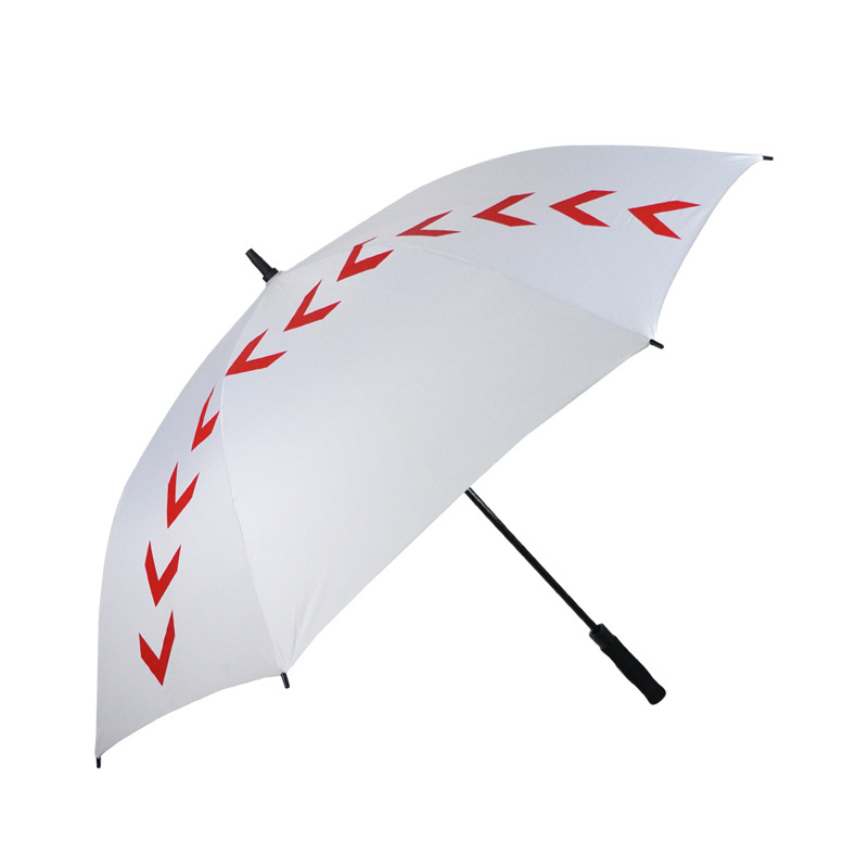 Windproof Baseball Auto Open Large Size Fiberglass UV Protection Golf Umbrella