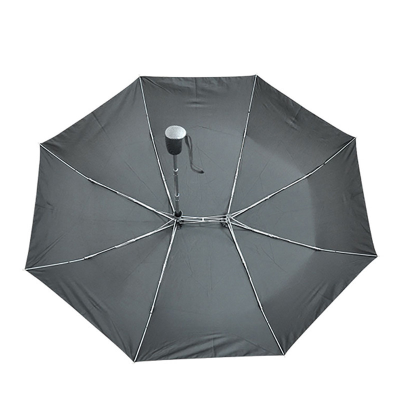 Fully Automatic Couples Gift Large Eccentric 3 Folding Portable Windproof Umbrella