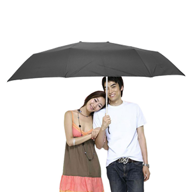 Fully Automatic Couples Gift Large Eccentric 3 Folding Portable Windproof Umbrella