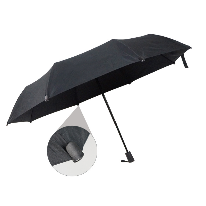 New Auto Open 3 Fold Umbrella with Safety Tips and Safty Flat Button