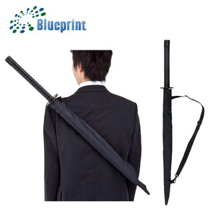 Black custom design samurai umbrella japan samurai sword for Asia market