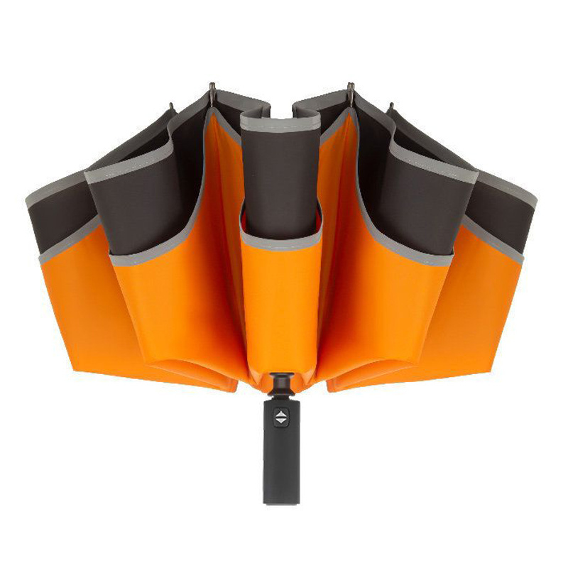 Shell Reversible Umbrella Custom double layer reversible three fold reverse inverted umbrella ...