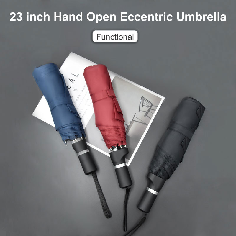 High quality windproof paraplu umbrella 3 folding photography lover couple umbrella gift for men and ladies