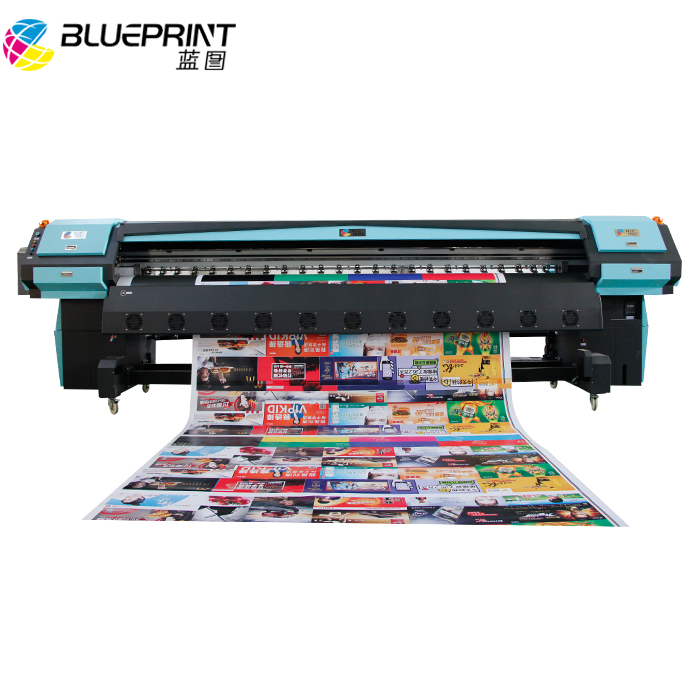 advertising billboard printing Blueprint C8K 320CM Wide format flex banner solvent  printer