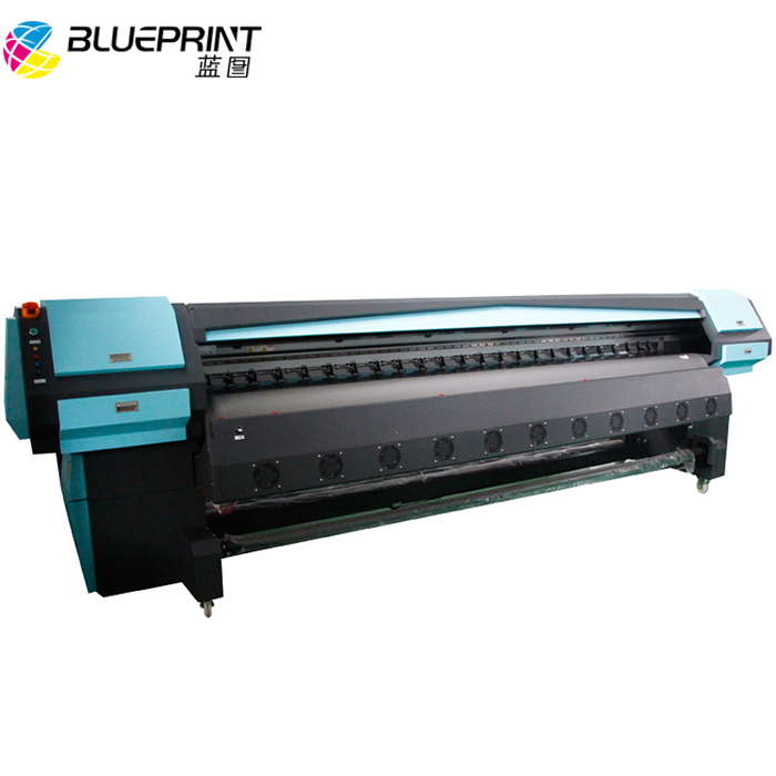 advertising billboard printing Blueprint C8K 320CM Wide format flex banner solvent  printer