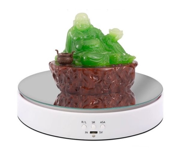 3 speeds 360 Degree Photography Turntable Display  Stand for Product Photography Display Jewelry Watch 3D Model Cake Collectible