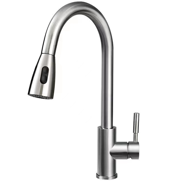 304 Stainless Steel Sink modern gourmet kitchen Faucet Long Neck Water Kitchen Tap For Kitchen Faucet