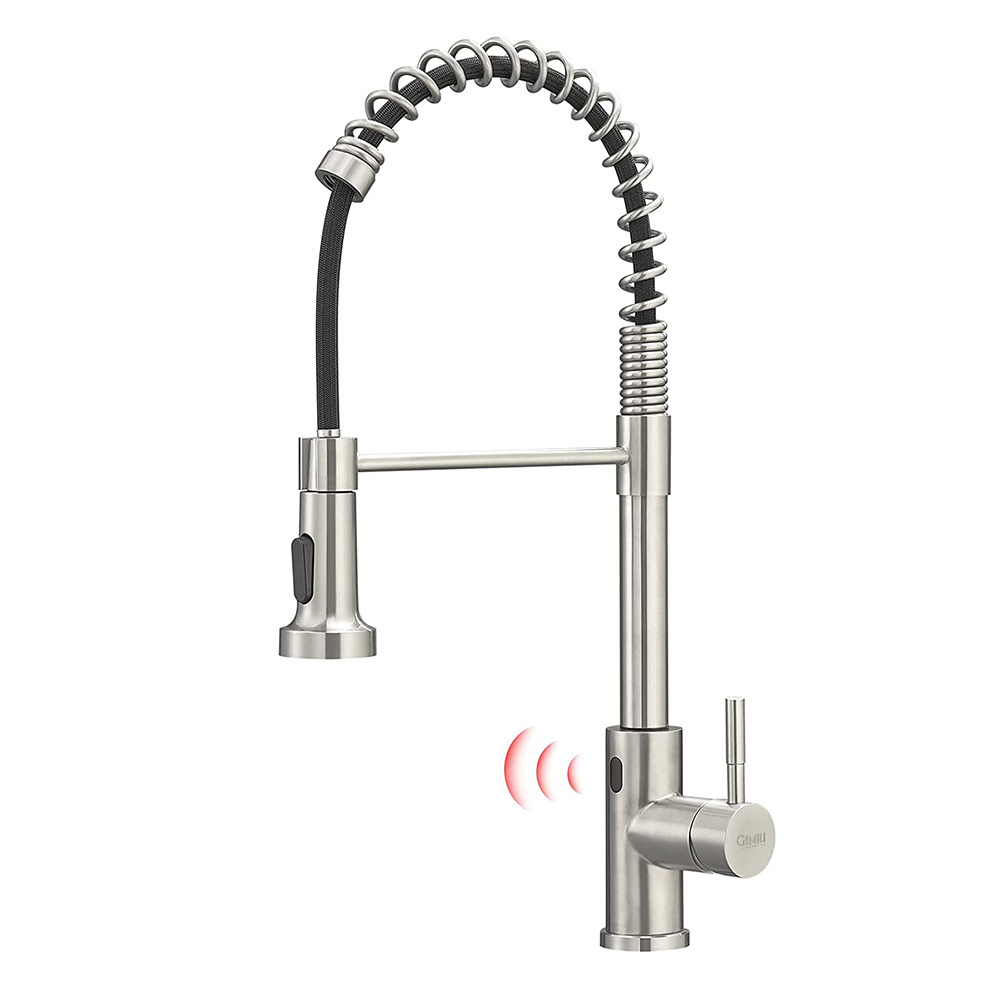 kitchen smart sensor basin taps automatic led faucet  with sensor touchless