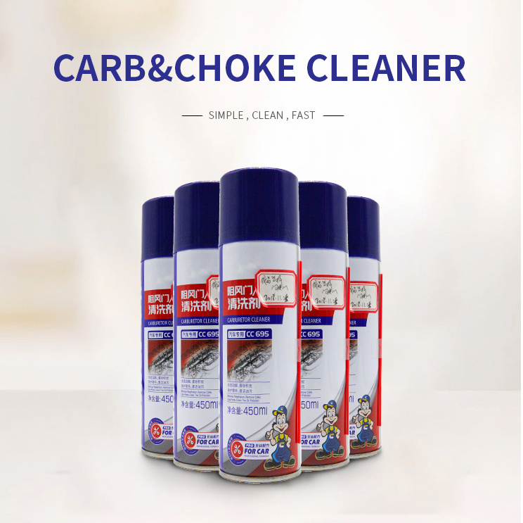 Hot selling car care cleans carb choke cleaner carburetor spray for car throttle engine