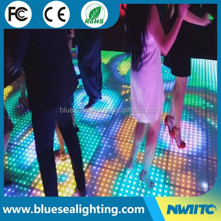 L-98 Disco dj led panel mat interactive video night club led dance floor stage lights