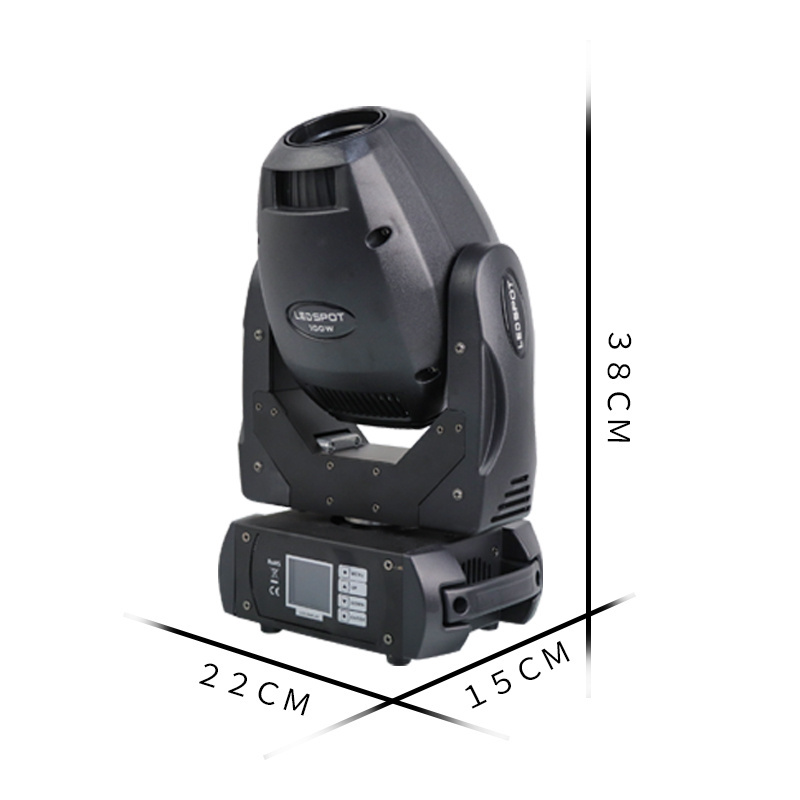 100w led beam spot moving head gobo rotating light spot lighting for dance hall