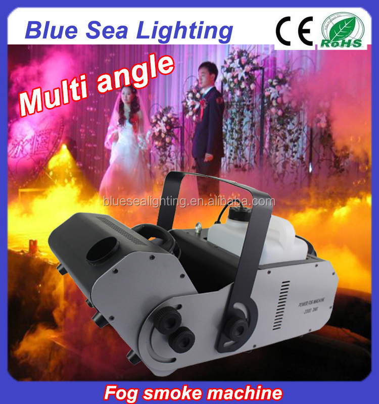 Security portable 1500w low price adjustable angle smoke fog machine