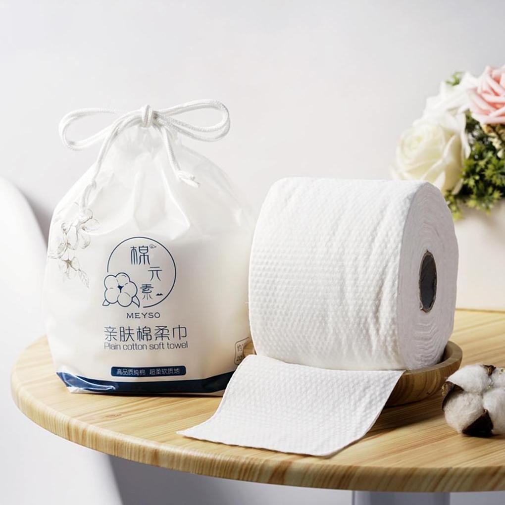 100% Organic Cotton Disposable Face Towel Wash Cloth for Face Cleaning