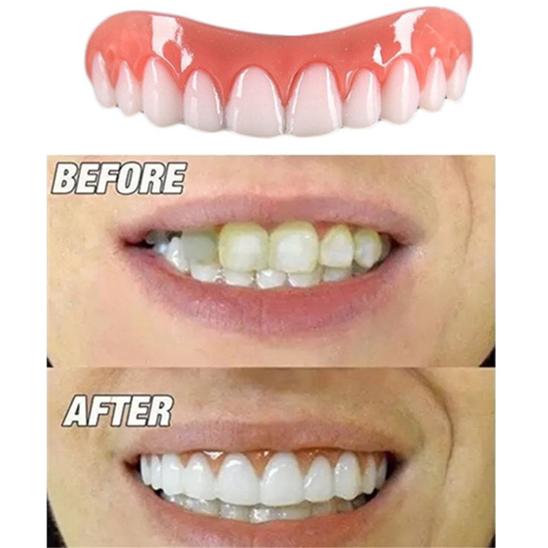 Blues RTS Stock perfect big smile on confidence instantly comfort fit flex teeth top bottom cosmetic veneer fits As Seen On TV