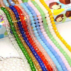 Blues wholesale round glass bead 36 colors 3mm 4mm 6mm 8mm 10mm loose faceted crystal beads for jewelry making