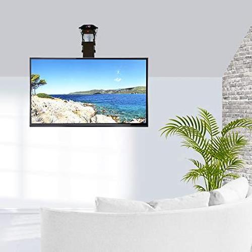 32-70inch APP Remote Control Flip Down Smart Tilt Electric Adjustable Motorized TV Wall Ceiling Mount drop down tv lift