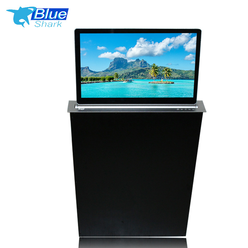 Motorised Touch Audio Conference System /Video Conferencing Equipment LCD Monitor Lift Voting for Meeting Table Project Solution