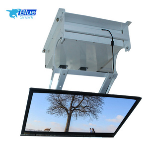 32-70inch Smart Remote Control Flip Down Motorized Ceiling TV Lift for conference room