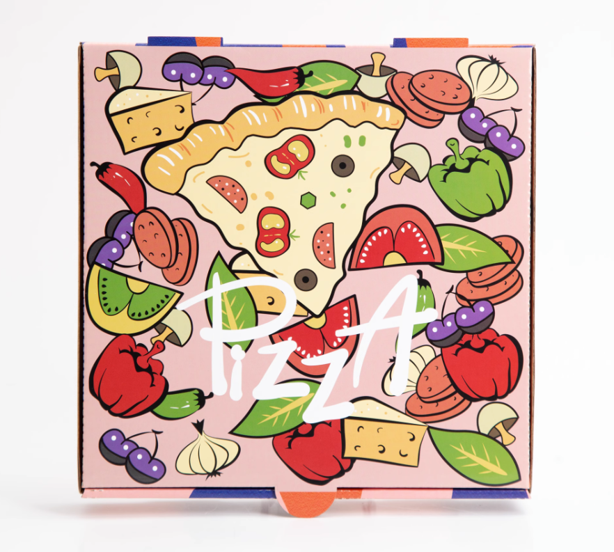 Powerful manufacturer custom printed pizza box wholesale pizza paper packing box custom