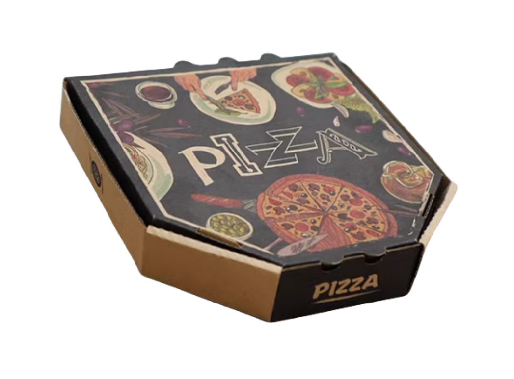 wholesale restaurant pizza packaging box with logo take away french fries burger pizza boxes