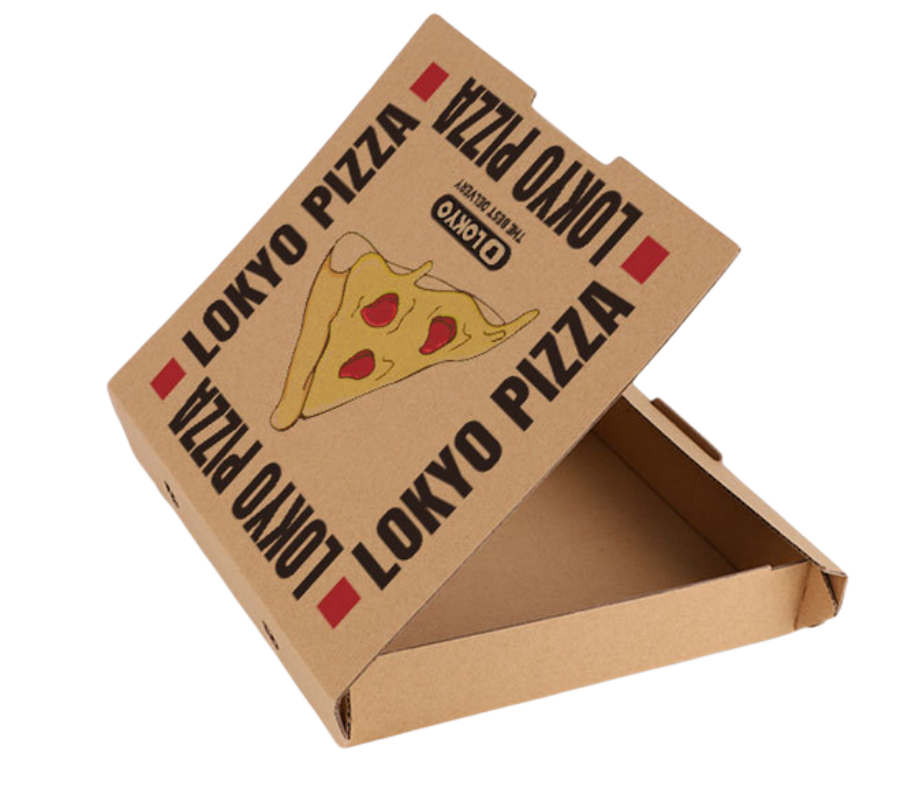 wholesale restaurant pizza packaging box with logo take away french fries burger pizza boxes