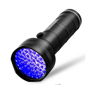 Professional 51 Bulbs Black Light Torch Aluminum LED UV torch flashlight 365nm Light Flashlights