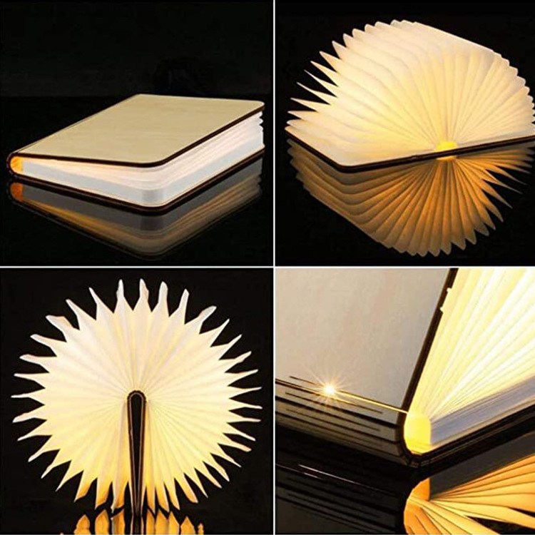 High quality book light rechargeable energizer clip book lamp folding led rechargeable marvel lamp book