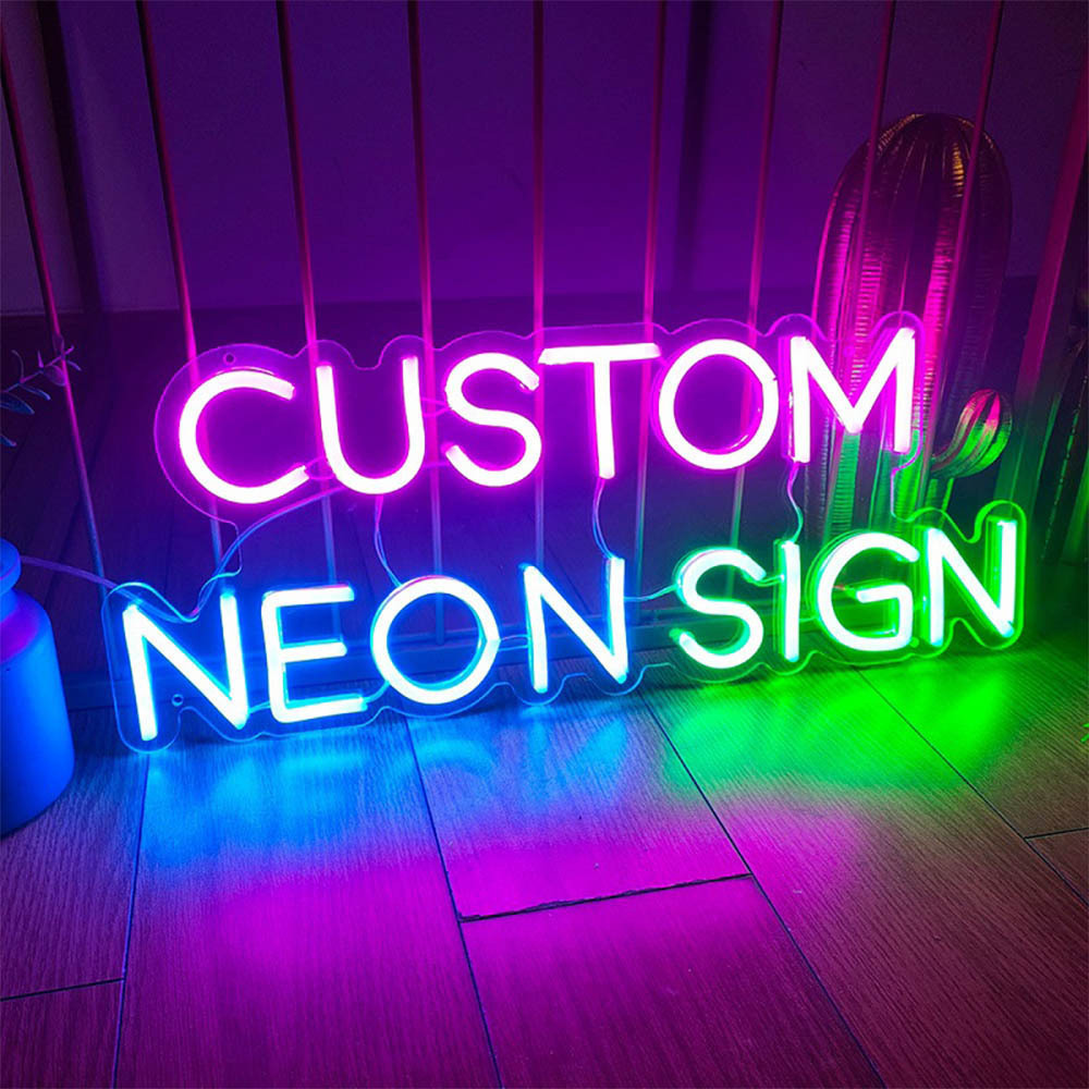 Cheap Neon Sign Wall Decor Custom Personalized Star Bar Woman Body Lash Engaged Illuminated Flex Led Neon Light Signs