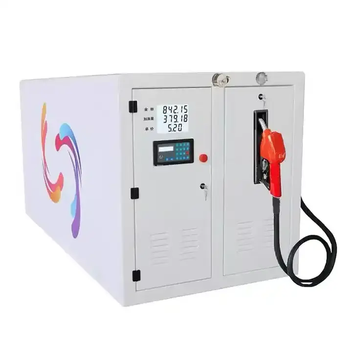 1 Hoses Portable Container Fuel Mobile Dispenser Mini Gas Station Micro Petrol Filling Station