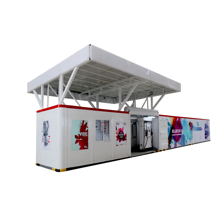 New arrival 40FT container fuel station mobile containerized fuel fuel dispenser for petrol station