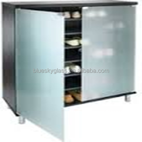 Wholesale Kitchen Cabinet Door Decorated Back Painted Glass Panels Painted Tempered Printing Glass