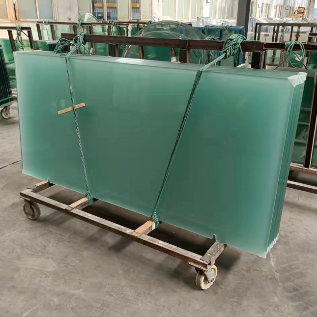 factory supply 4mm 5mm 6mm  tempered frosted glass