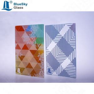 3-19mm Colorful Decorative Glass Tempered Ceramic Frit Digital Printed Glass