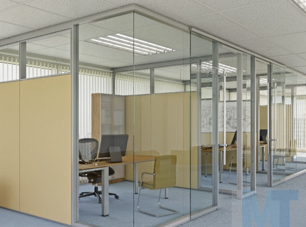 8mm 10mm 12mm tempered partition glass office wall with AS BS certificate