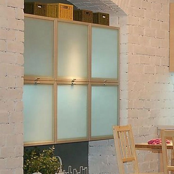 Wholesale Kitchen Cabinet Door Decorated Back Painted Glass Panels Painted Tempered Printing Glass