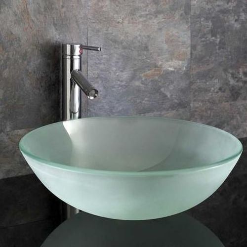 Small size cheap price wash basin Glass Bathroom Basin